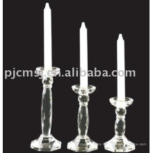 Candelabro de cristal claro del candelero del cristal para las decoraciones de la tabla